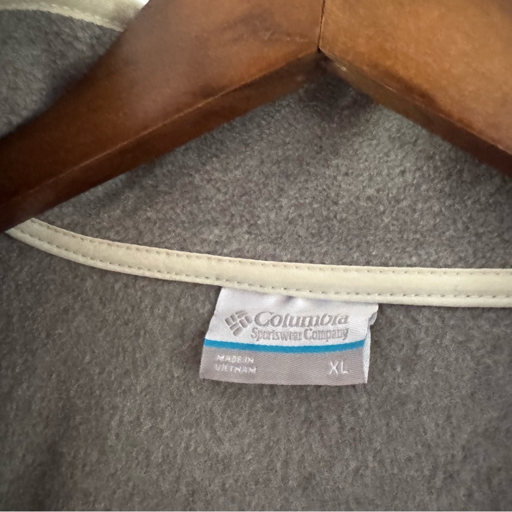 Columbia Women's Benton Springs Half Snap Pullover Chalk City Grey XL - Picture 11 of 15